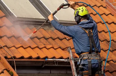 Démoussage et hydrofuge de toiture à Weyer